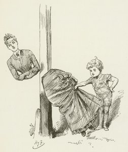 Illustration für Sylvie und Bruno von Lewis Carroll von Harry Furniss