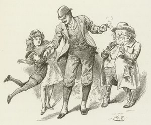Illustration für Sylvie und Bruno von Lewis Carroll von Harry Furniss