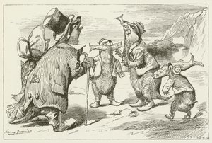 Illustration für Sylvie und Bruno von Lewis Carroll von Harry Furniss