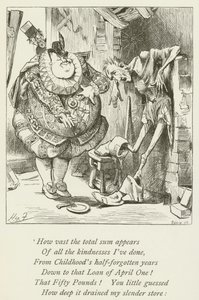 Illustration für Sylvie und Bruno von Lewis Carroll