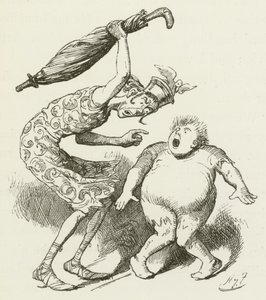 Illustration für Sylvie und Bruno von Lewis Carroll von Harry Furniss