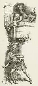 Illustration für Sylvie und Bruno von Lewis Carroll von Harry Furniss