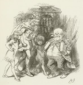 Illustration für Sylvie und Bruno von Lewis Carroll von Harry Furniss