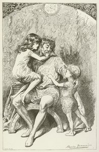 Illustration für Sylvie und Bruno von Lewis Carroll von Harry Furniss