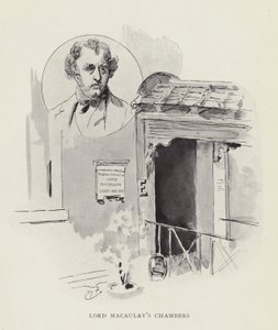 Lord Macaulays Kammern von Harry Furniss