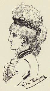 Lydia Thompson von Harry Furniss