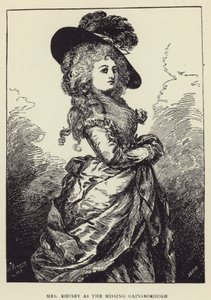 Mrs Rousby als der fehlende Gainsborough von Harry Furniss
