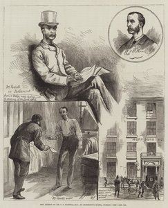Die Verhaftung von Mr. C. S. Parnell, MP, im Morrison
