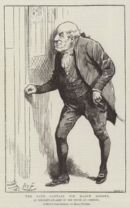 Der verstorbene Kapitän Sir Ralph Gosset als Serjeant-at-Arms des House of Commons von Harry Furniss