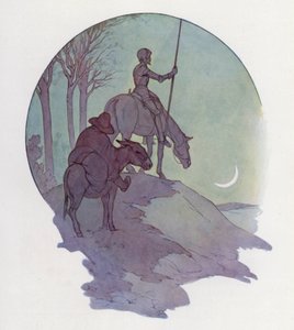 Illustration für Don Quixote von Harry George Theaker