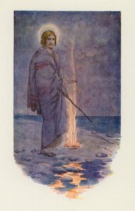 Jesus stand am Ufer