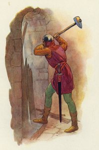 Der Hammer schwang erneut, und mit einem zweiten krachenden Schlag bahnten sie sich einen Weg hinaus von Harry George Theaker