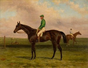 Galopin mit Jockey von Harry Hall