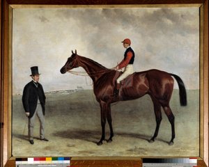Das Rennpferd Gladiator im Jahr 1865 von Harry Hall