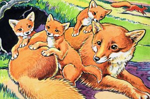 Kleines rotes Eichhörnchen