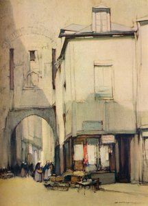 Porte St Pater, Vannes, 20. Jahrhundert, 1935 von Harry Tittensor