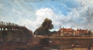 Alte Hampton Court Brücke, ca. 1875