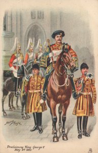 Proklamation von König George V