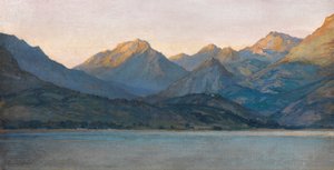 Abend, die Alpes-Maritimes von Cap-Martin von Harry van der Weyden