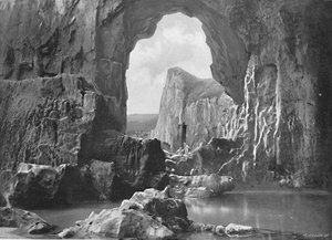 Lydstep Naturbogen, Tenby, um 1896