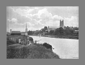 Kathedrale von Worcester, ca. 1900