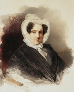 Porträt der Gräfin Anna Vladimirovna Bobrinskaya 1769-1846, 1837
