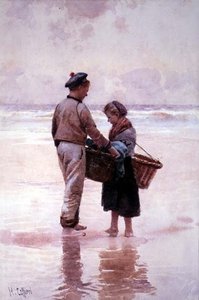 Bretonische Fischerjugend von Hector Caffieri