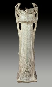 Jugendstil: Jardiniere um 1902-1903 von Hector Guimard (1867-1942), 20. Jahrhundert. Sevres, Nationalmuseum für Keramik.