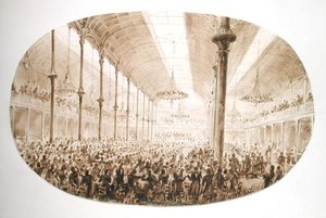 Ein Bankett, um 1865
