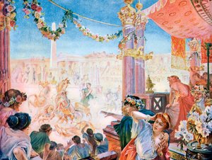 Der Zirkus von Nero oder der Zirkus von Caligula, Rom, 1901