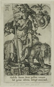 Neid, aus den Lastern von Heinrich Aldegrever
