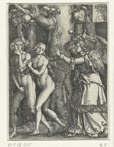 Vertreibung aus dem Paradies von Heinrich Aldegrever