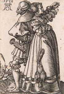 Aus der Serie Die kleinen Hochzeitstänzer, 1538 von Heinrich Aldegrever