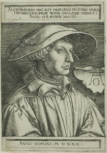 Heinrich Aldegrever, 28 Jahre alt
