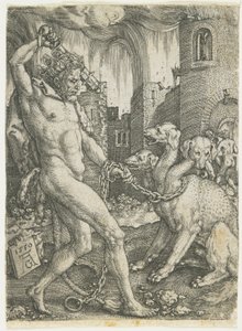 Herkules fesselt Cerberus, 1550