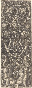 Hohe Früchte mit Ornamenten von Heinrich Aldegrever