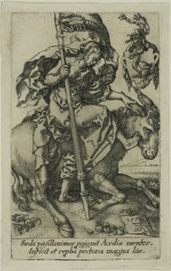 Müßiggang, aus den Lastern von Heinrich Aldegrever