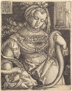 Unmäßigkeit, 1528 von Heinrich Aldegrever