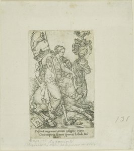 Lust, aus Tugenden und Laster von Heinrich Aldegrever