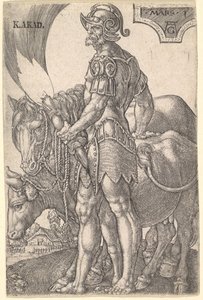Mars, aus Die sieben Planeten, 1533 von Heinrich Aldegrever