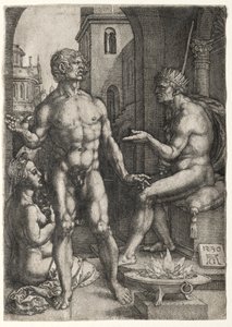 Mucius Saevola von Heinrich Aldegrever