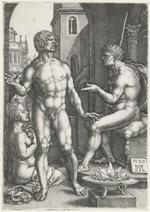 Mucius Scaevola von Heinrich Aldegrever