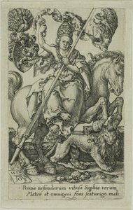 Stolz, aus den Lastern von Heinrich Aldegrever