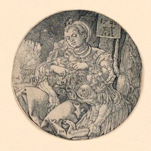 Samson und Delilah von Heinrich Aldegrever