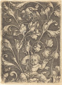 Schmuckrolle mit sitzendem Kind, 1532