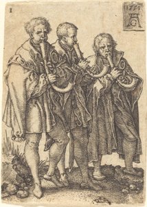 Drei Musiker von Heinrich Aldegrever