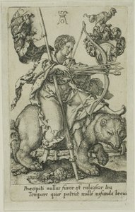 Zorn, aus den Lastern von Heinrich Aldegrever