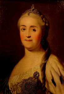 Porträt von Kaiserin Katharina II., 1729-1796, 1770er von Heinrich Buchholz