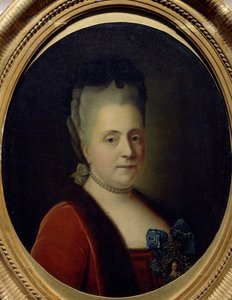 Porträt der Hofdame Prinzessin Daria Alexejewna Golizyna von Heinrich Buchholz