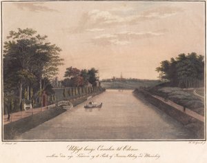 Blick entlang des Kanals nach Odense von Heinrich Grosch